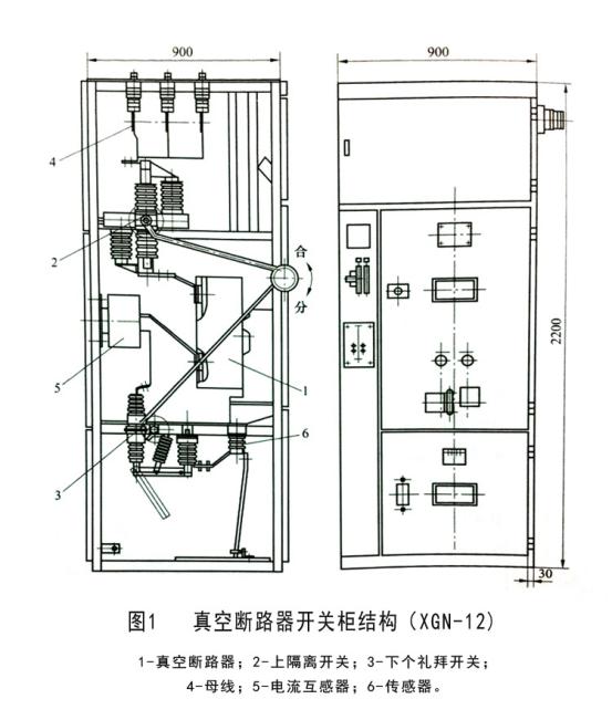 XGN-12型真空斷路器開關(guān)柜介紹